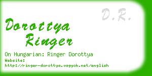 dorottya ringer business card